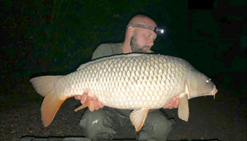A 20 lb carp from Lepinet South, durant, Sep 2019