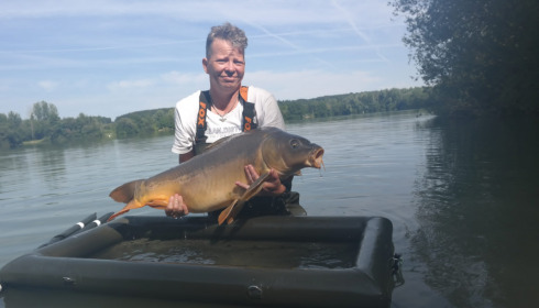 A 30 lb carp from Lepinet South, marcel, Aug 2021