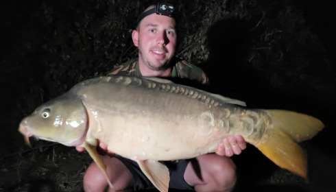 A 24 lb carp from Lepinet South, Ashley Halford, Aug 2022
