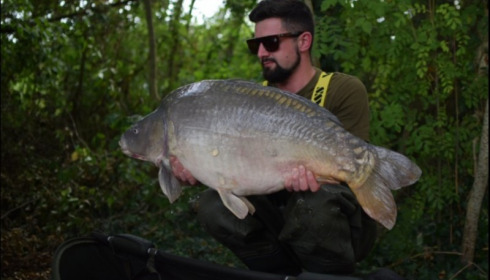 A 34 lb 6 oz carp from Lepinet South, Nicholas Lowe, Aug 2019