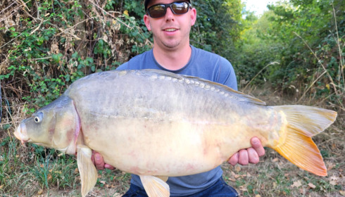 A 26 lb 8 oz carp from Lepinet South, Ashley Halford, Aug 2022