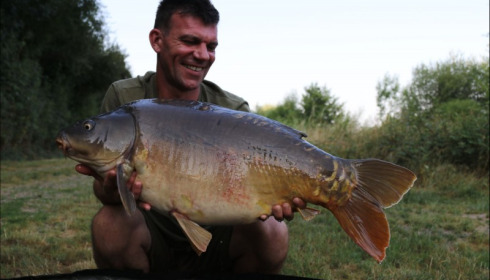A carp from Lepinet South, Pete Castle, Aug 2019