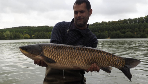 A 22 lb grass carp from Lepinet South, Additional Stocking, Oct 2019