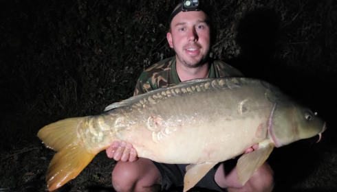 A 24 lb carp from Lepinet South, Ashley Halford, Aug 2022