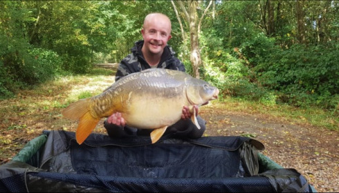 A 40 lb carp from Lepinet South, bart, Sep 2019