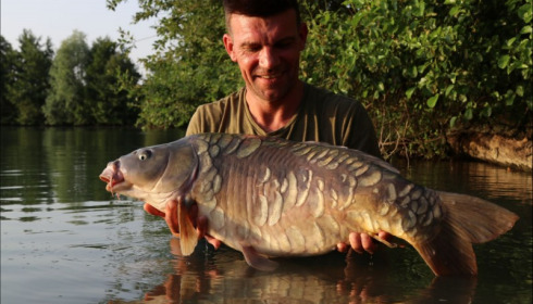 A carp from Lepinet South, Pete Castle, Aug 2019