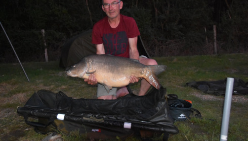 A carp from Lepinet South, marco, Aug 2021