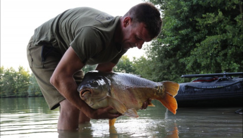 A carp from Lepinet South, Pete Castle, Aug 2019