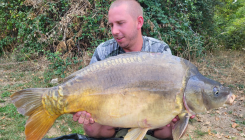 A 36 lb 8 oz carp from Lepinet South, Ashley Halford, Aug 2022