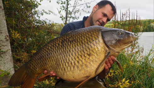 A 50 lb carp from Lepinet South, Additional Stocking, Oct 2019