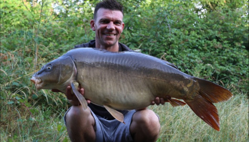 A carp from Lepinet South, Pete Castle, Aug 2019
