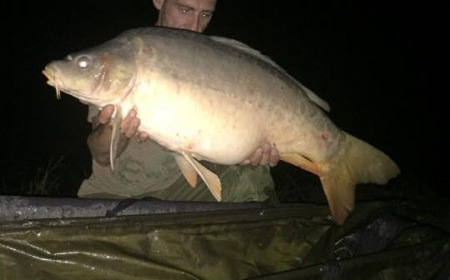A 27 lb 15 oz carp from Lillybelle, Kevin Holbrook, Aug 2017
