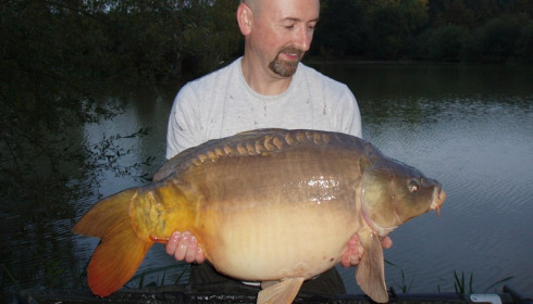 A 27 lb carp from Lillybelle, Stephen Dixon, Oct 2015