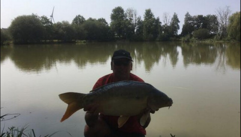 A 41 lb carp from Lillybelle, Richard Barnes, Aug 2018