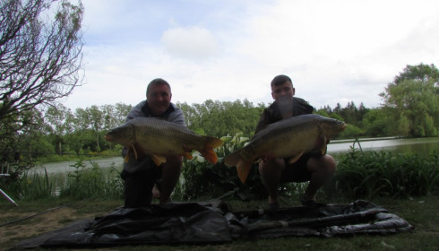 A 23 lb carp from Lillybelle, Steve & Danny Agg, May 2015