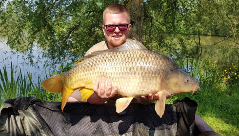 A 22 lb carp from Lillybelle, Richard Catlow, May 2018