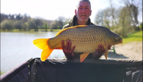 A 21 lb 8 oz carp from Lillybelle, Malcolm Atkinson, Mar 2019