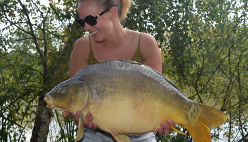 A 24 lb 2 oz carp from Lillybelle, Emily Blake, Aug 2015