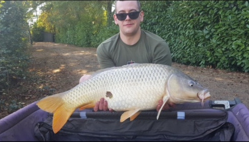 A 30 lb carp from Lillybelle, Sam Harrison, Sep 2018