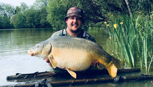 A 34 lb carp from Lillybelle, Adam Brown, May 2018
