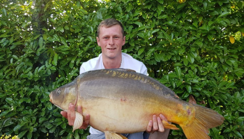 A 29 lb carp from Lillybelle, Jack Heaven, Aug 2017