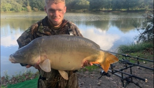 A 36 lb carp from Lillybelle, Arry Farrow, Oct 2019