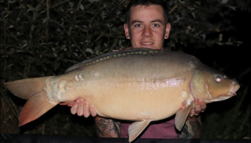 A 24 lb 12 oz carp from Lillybelle, Thomas Cooper, Aug 2018