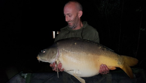 A 42 lb 6 oz carp from Lillybelle, Kevin Bellis, Apr 2017