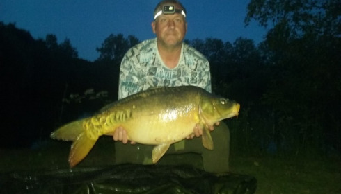 A 24 lb carp from Lillybelle, Ray Clark, Jun 2017