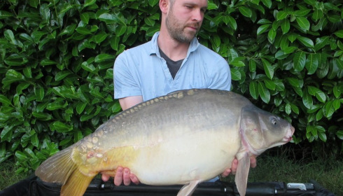 A 24 lb 4 oz carp from Lillybelle, Greg Harrison, Jul 2016