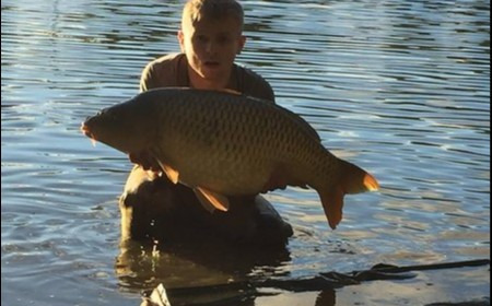 A 38 lb carp from Lillybelle, Jack Easton, Sep 2018