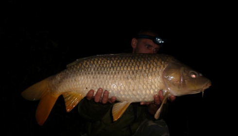 A 20 lb carp from Lillybelle, Kevin Holbrook, Aug 2015