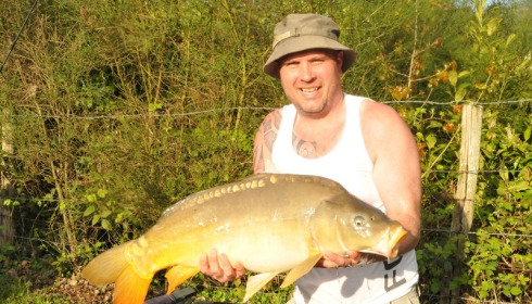 A 22 lb 8 oz carp from Lillybelle, Gus, Apr 2017