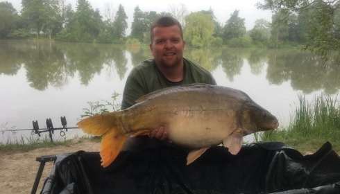 A 25 lb carp from Lillybelle, Richard Catlow, May 2018