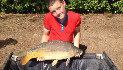A 20 lb carp from Lillybelle, Toby May, Aug 2015