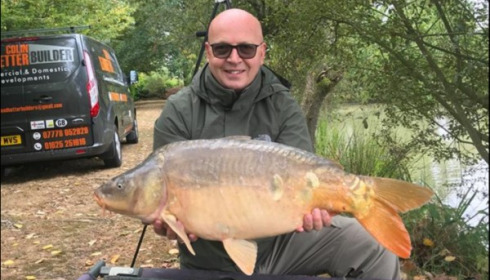 A 30 lb carp from Lillybelle, Colin Leadbetter, Sep 2018