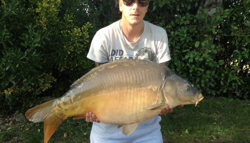 A 42 lb 5 oz carp from Lillybelle, Chris Gray, Sep 2015