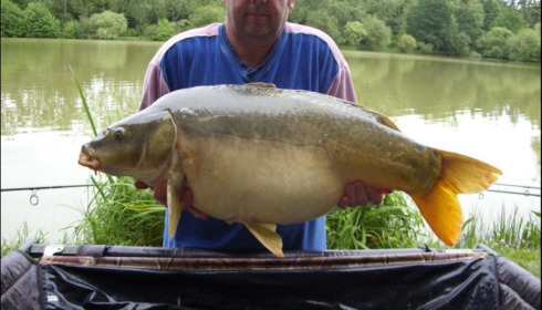 A 36 lb 8 oz carp from Lillybelle, Martin Smith, Jun 2018