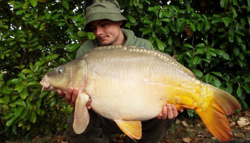 A 22 lb carp from Lillybelle, Ben Parker, Sep 2017