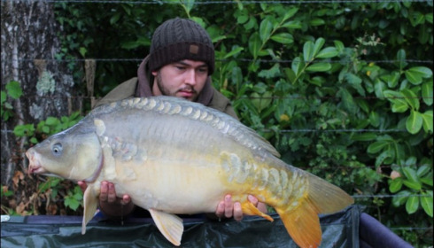 A 21 lb carp from Lillybelle, Liam Payne, Aug 2018