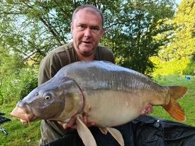 A 47 lb 6 oz carp from Lillybelle, Wayne Stanton, Aug 2021