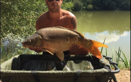 A 26 lb 1 oz carp from Lillybelle, Shaun Dalby, Aug 2018