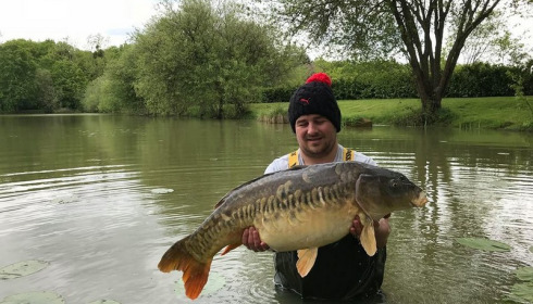 A 29 lb 8 oz carp from Lillybelle, Tim Hogg, Apr 2018