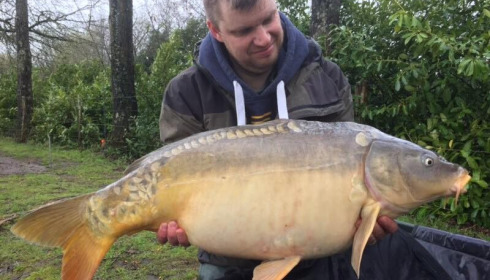 A 28 lb carp from Lillybelle, Michael Norrung, Mar 2018