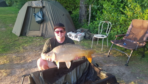 A 23 lb carp from Lillybelle, Richard Catlow, May 2018