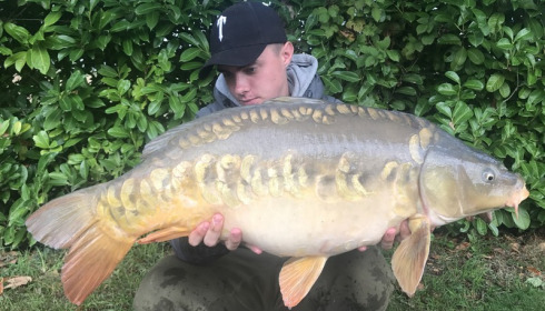 A 27 lb 4 oz carp from Lillybelle, Owen Edwards, Sep 2017