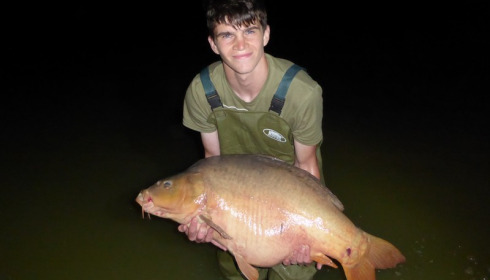 A 44 lb 8 oz carp from Lillybelle, Daniel Clark, Jul 2017