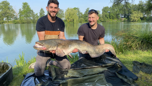 A 57 lb catfish from Lillybelle, Will Smith, May 2023