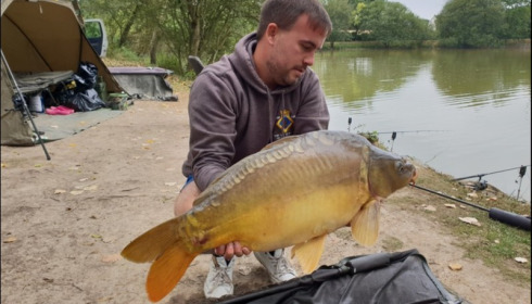 A 21 lb 6 oz carp from Lillybelle, Jason Ostler, Sep 2018