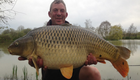 A 30 lb carp from Lillybelle, Steve Cookson, Apr 2016